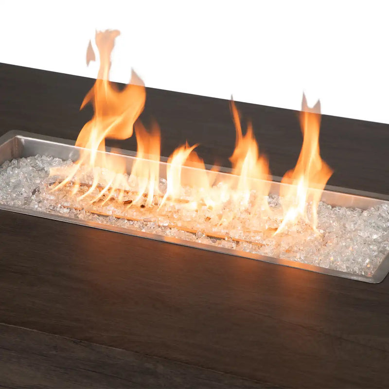 36"x58" Fossil Twig Fire Table W/ Lid - The Great Escape