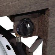 36"x58" Fossil Twig Fire Table W/ Lid - The Great Escape