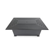36"x58" Farnham Black Fire Table W/ Lid - The Great Escape