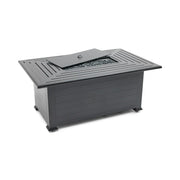 36"x58" Farnham Black Fire Table W/ Lid - The Great Escape