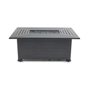 36"x58" Farnham Black Fire Table W/ Lid - The Great Escape