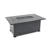 36"x58" Farnham Black Fire Table W/ Lid - The Great Escape