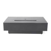 36"x58" Black Modern Fire Table W/ Lid - The Great Escape