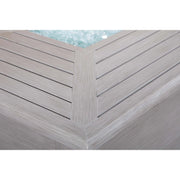 36" X 58" Farnham Driftwood Fire Table W/ Lid - The Great Escape