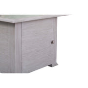 36" X 58" Farnham Driftwood Fire Table W/ Lid - The Great Escape