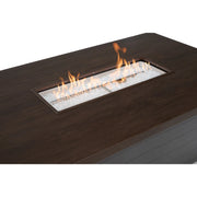 36"x58" Erie Etch Reclaimed Barnwood Fire Table W/ Lid - The Great Escape