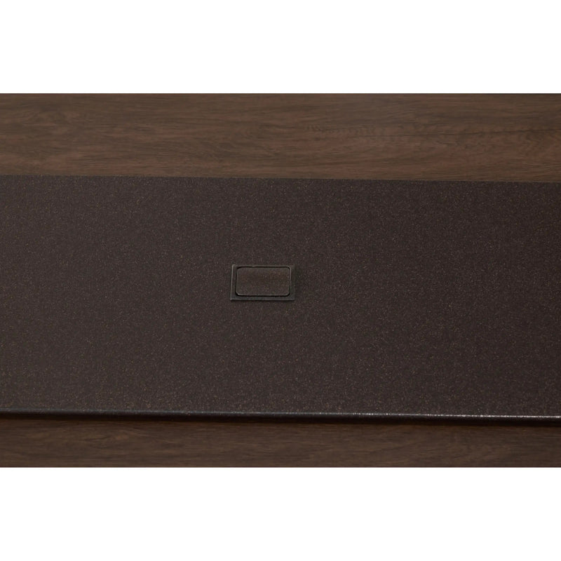 36"x58" Erie Etch Reclaimed Barnwood Fire Table W/ Lid - The Great Escape