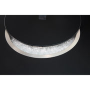 42" Round Black Modern Fire Table W/ Lid - The Great Escape