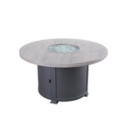 42" Grey Erie Etch Fire Table W/ Lid - The Great Escape