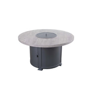 42" Grey Erie Etch Fire Table W/ Lid - The Great Escape