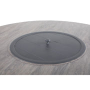 42" Grey Erie Etch Fire Table W/ Lid - The Great Escape