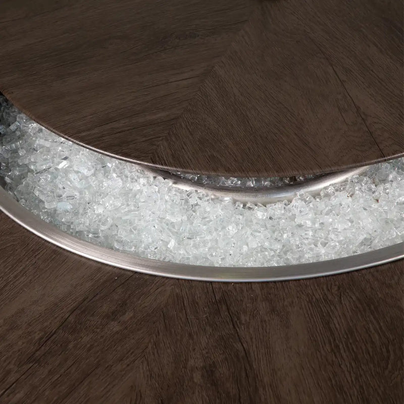 42" Fossil Twig Fire Table W/ Lid - The Great Escape