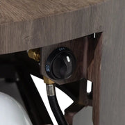 42" Fossil Twig Fire Table W/ Lid - The Great Escape