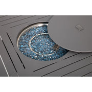 42" Graphite Fire Table W/ Lid - The Great Escape