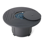42" Graphite Fire Table W/ Lid - The Great Escape