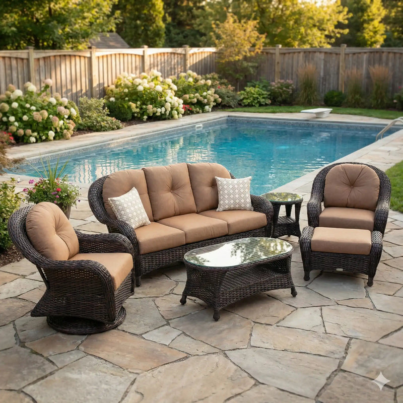 Glenview 6 Piece Sofa Group - The Great Escape