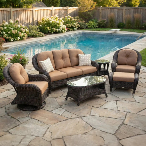 Glenview 6 Piece Sofa Group - The Great Escape