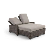 Kampala Makar Oyster Double Chaise Lounge - The Great Escape