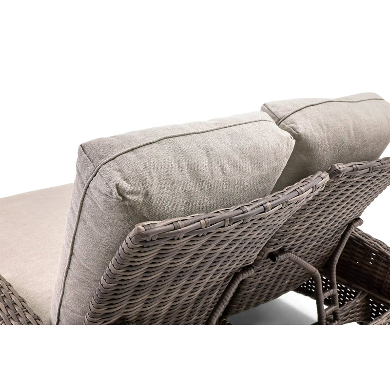 Kampala Makar Oyster Double Chaise Lounge - The Great Escape