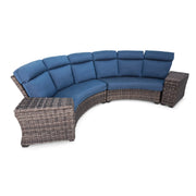 Grey Kampala 4PC Curved Sectional Group - The Great Escape