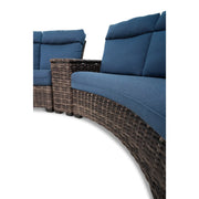 Grey Kampala Curved Sectional Group - The Great Escape