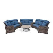 Grey Kampala 8 Piece Curved Sectional Chat Group - The Great Escape
