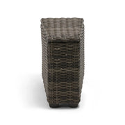 Grey Kampala Curved Woven Storage Wedge - The Great Escape
