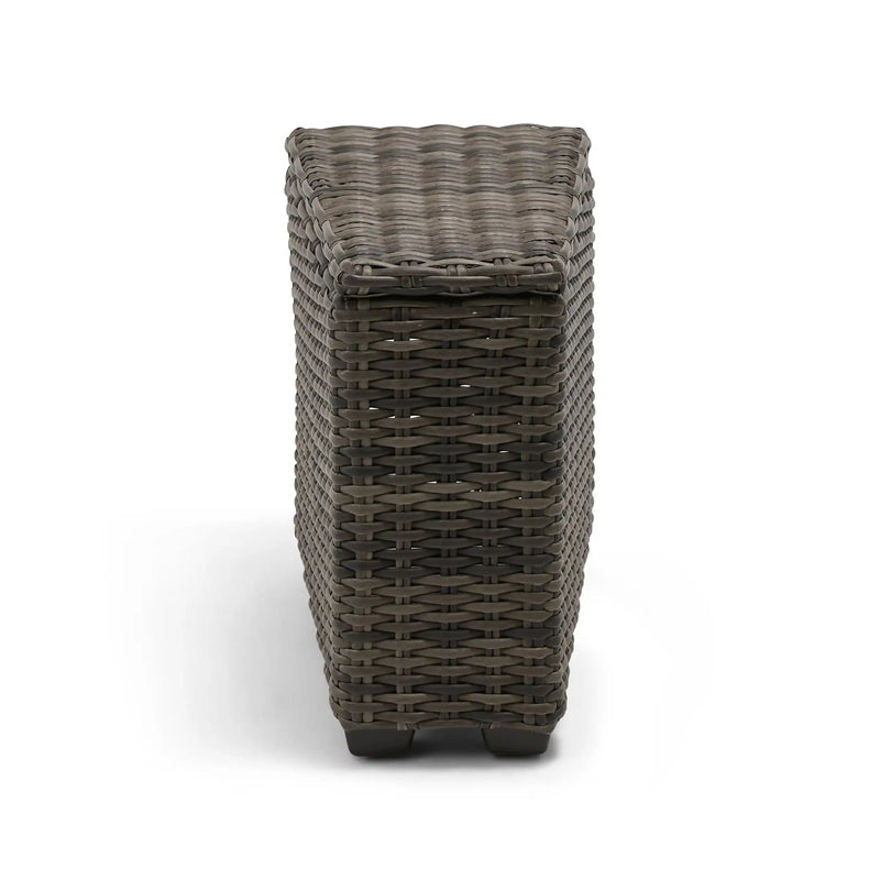 Grey Kampala Curved Woven Storage Wedge - The Great Escape
