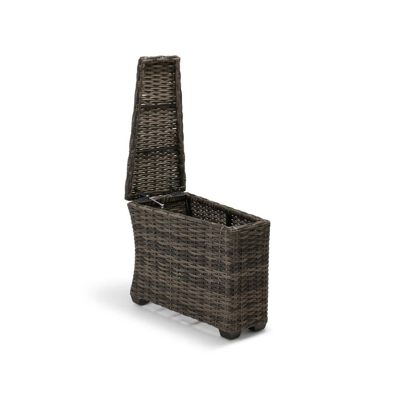 Grey Kampala Curved Woven Storage Wedge - The Great Escape