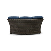 Grey Kampala Crescent Sofa Piece Lifeguard Lapis Indigo - The Great Escape