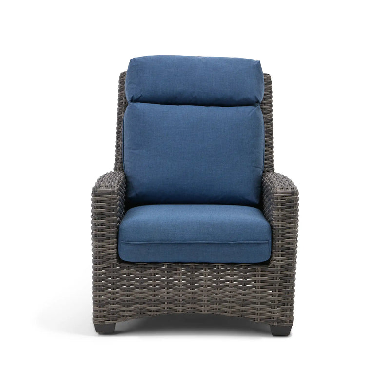 Grey Kampala Lifeguard Lapis Indigo Lounge Chair - The Great Escape