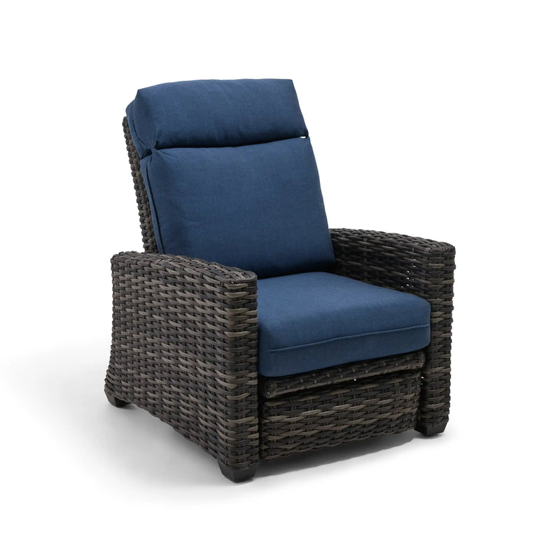 Grey Kampala Lifeguard Lapis Indigo Recliner - The Great Escape