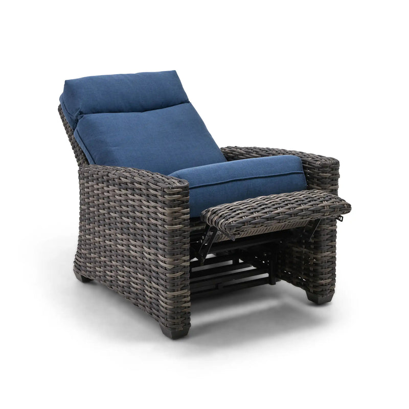 Grey Kampala Lifeguard Lapis Indigo Recliner - The Great Escape