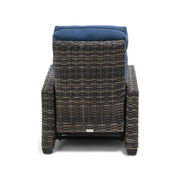 Grey Kampala Lifeguard Lapis Indigo Recliner - The Great Escape