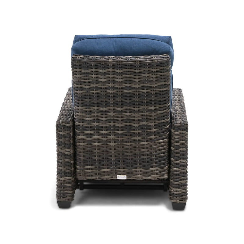 Grey Kampala Lifeguard Lapis Indigo Recliner - The Great Escape