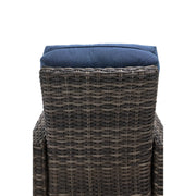 Grey Kampala Lifeguard Lapis Indigo Recliner - The Great Escape
