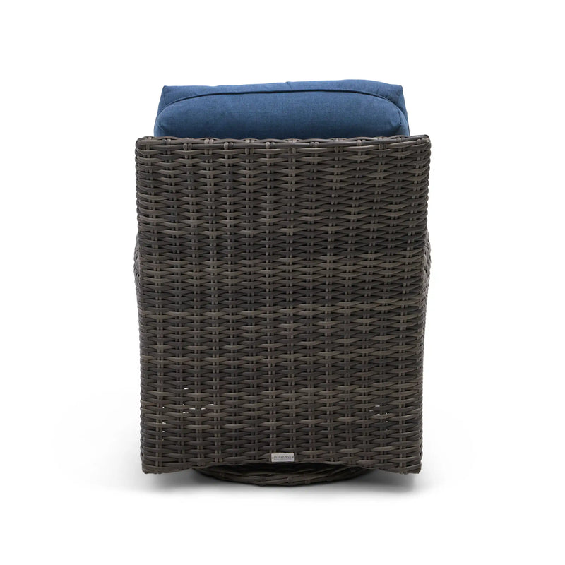 Grey Kampala Lifeguard Lapis Indigo Swivel Glider - The Great Escape
