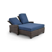 Kampala Spectrum Indigo Double Chaise Lounge - The Great Escape