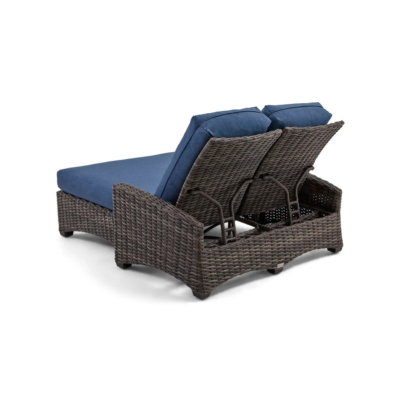 Kampala Spectrum Indigo Double Chaise Lounge - The Great Escape