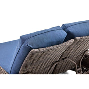 Kampala Spectrum Indigo Double Chaise Lounge - The Great Escape