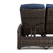 Kampala Spectrum Indigo Double Chaise Lounge - The Great Escape