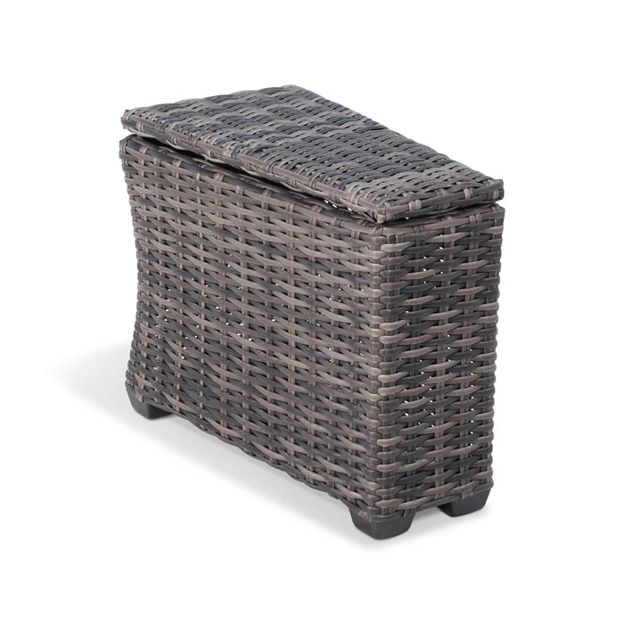 Grey Kampala Curved Woven Storage Wedge - The Great Escape