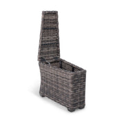 Grey Kampala Curved Woven Storage Wedge - The Great Escape