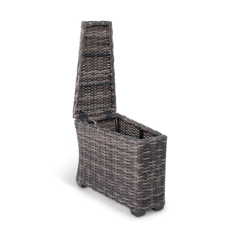 Grey Kampala Curved Woven Storage Wedge - The Great Escape