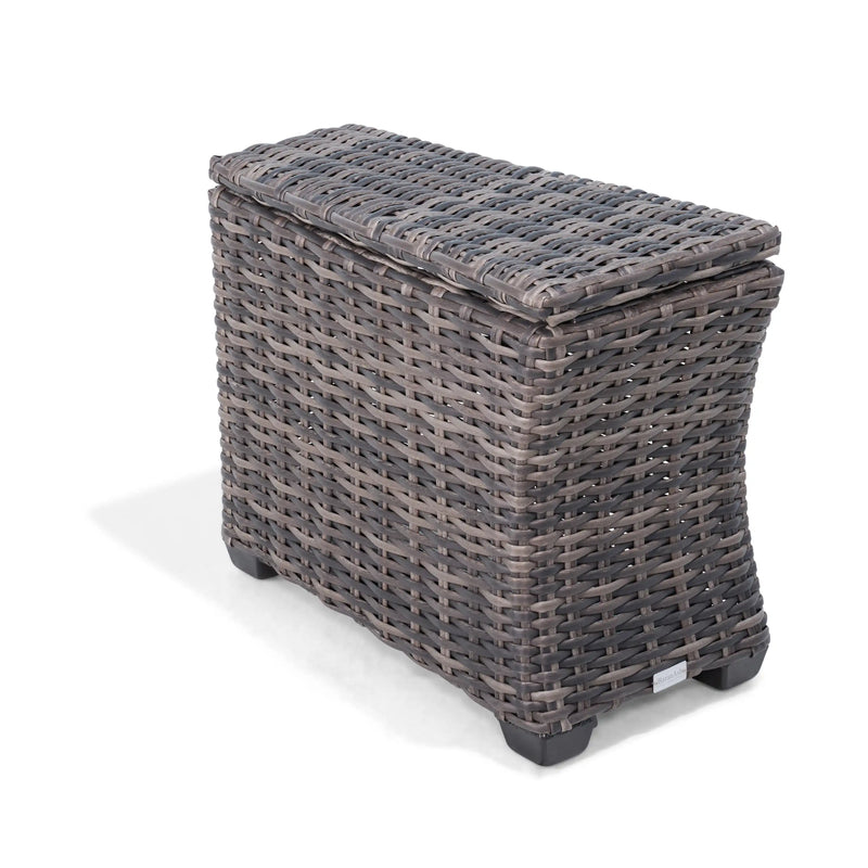 Grey Kampala Curved Woven Storage Wedge - The Great Escape