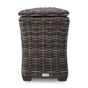 Grey Kampala Curved Woven Storage Wedge - The Great Escape