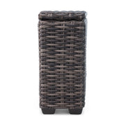 Grey Kampala Curved Woven Storage Wedge - The Great Escape