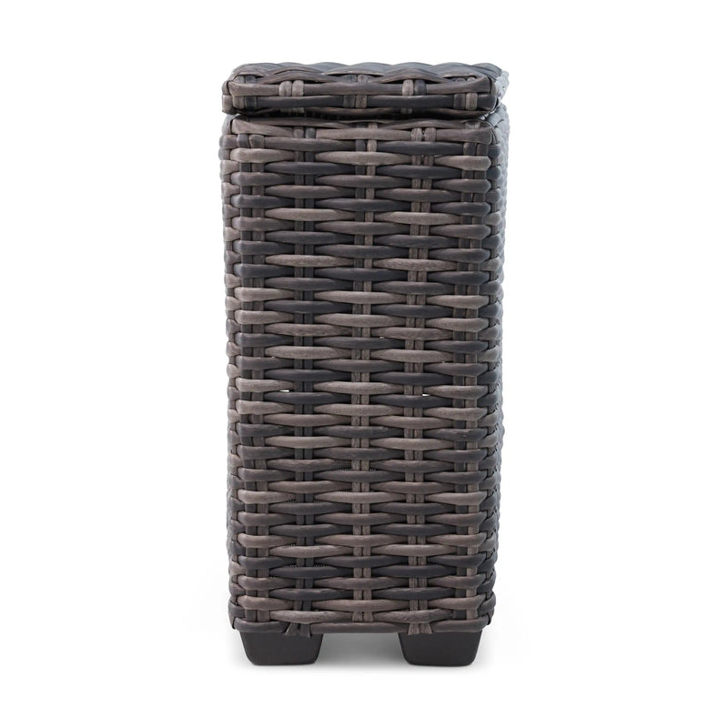 Grey Kampala Curved Woven Storage Wedge - The Great Escape