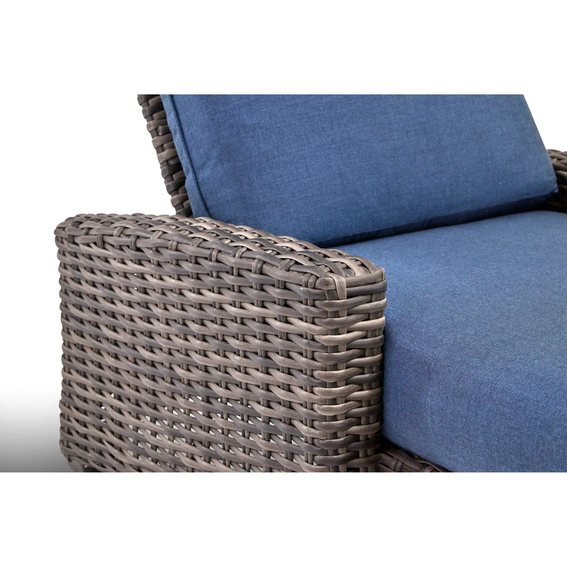 Kampala Spectrum Indigo Chaise Lounge - The Great Escape