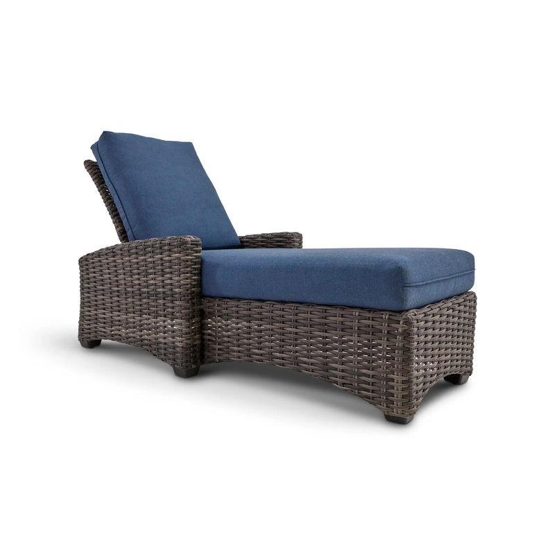 Kampala Spectrum Indigo Chaise Lounge - The Great Escape